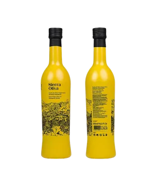 Sierra Oliva Premium Arbequina botella CRISTAL 500 ml