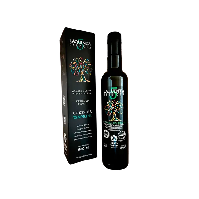 COSECHA TEMPRANA Botella + estuche individual Cristal 500 ML Modelo Sandra 