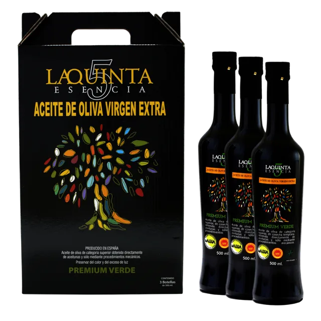 COSECHA TEMPRANA ESTUCHE 3 unidades botellas CRISTAL 500 ml modelo Virginia 
